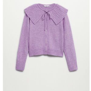 Mango Women‘s baby doll-neck cardigan